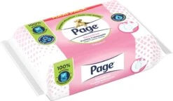 Page Vochtig Toiletpapier - 6 X 74 Stuks - Sensitive Maxi Vochtig Wc Papier - Voordeelverpakking -Schoonmaakartikelen Winkel 1200x701 1
