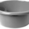 Ronde Afwasteil/afwasbak Zilver 6 Liter 32 X 13 Cm - Florencia Teilen - Kunststof/plastic Schoonmaakemmer/sopemmer Teiltje -Schoonmaakartikelen Winkel 1200x760