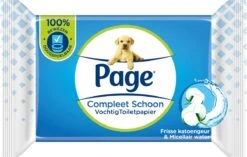Page Vochtig Toiletpapier - 12 X 38 Stuks - Compleet Schoon Vochtig Wc Papier - Voordeelverpakking -Schoonmaakartikelen Winkel 1200x763