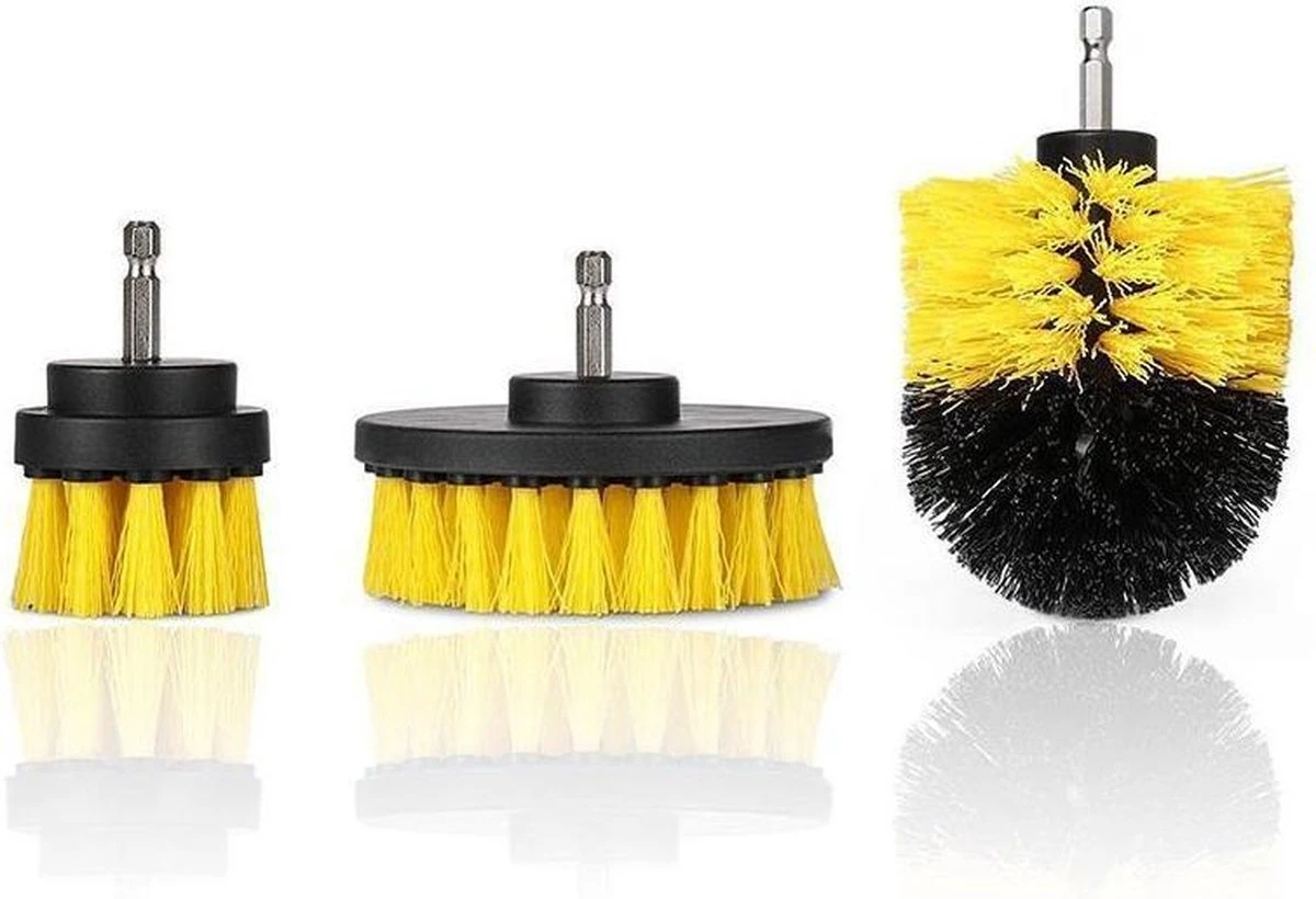 Merkloos Borstel Set 3 Delig| Brush Set Tool| Universele Elektrische Boorsborstels|schrobborstel| Boorborstel| Schoonmaak Gereedschap| Reinigingsborstel| Borstelset Voor Boormachine 4 Merkloos Borstel Set 3 Delig| Brush Set Tool| Universele Elektrische Boorsborstels|schrobborstel| Boorborstel| Schoonmaak Gereedschap| Reinigingsborstel| Borstelset Voor Boormachine - Afbeelding 2