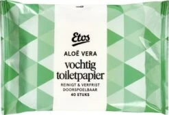 Etos Vochtig Toiletpapier – Aloë Vera – 480 Stuks (12 X 40) - Megabox -Schoonmaakartikelen Winkel 1200x822