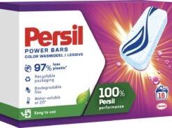 Persil® Persil Power Bars Kleur Wasmiddel - Voordeelverpakking - 9 X 16 Wasbeurten -Schoonmaakartikelen Winkel 1200x889