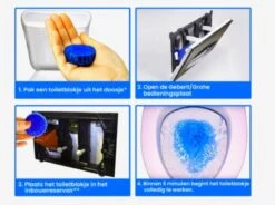 DONGOODS® Toiletblokjes Voor Inbouwreservoirs – WC-blokjes – Toiletblokken In Een Voordeelverpakking – 12 Stuks -Schoonmaakartikelen Winkel 1200x893 1