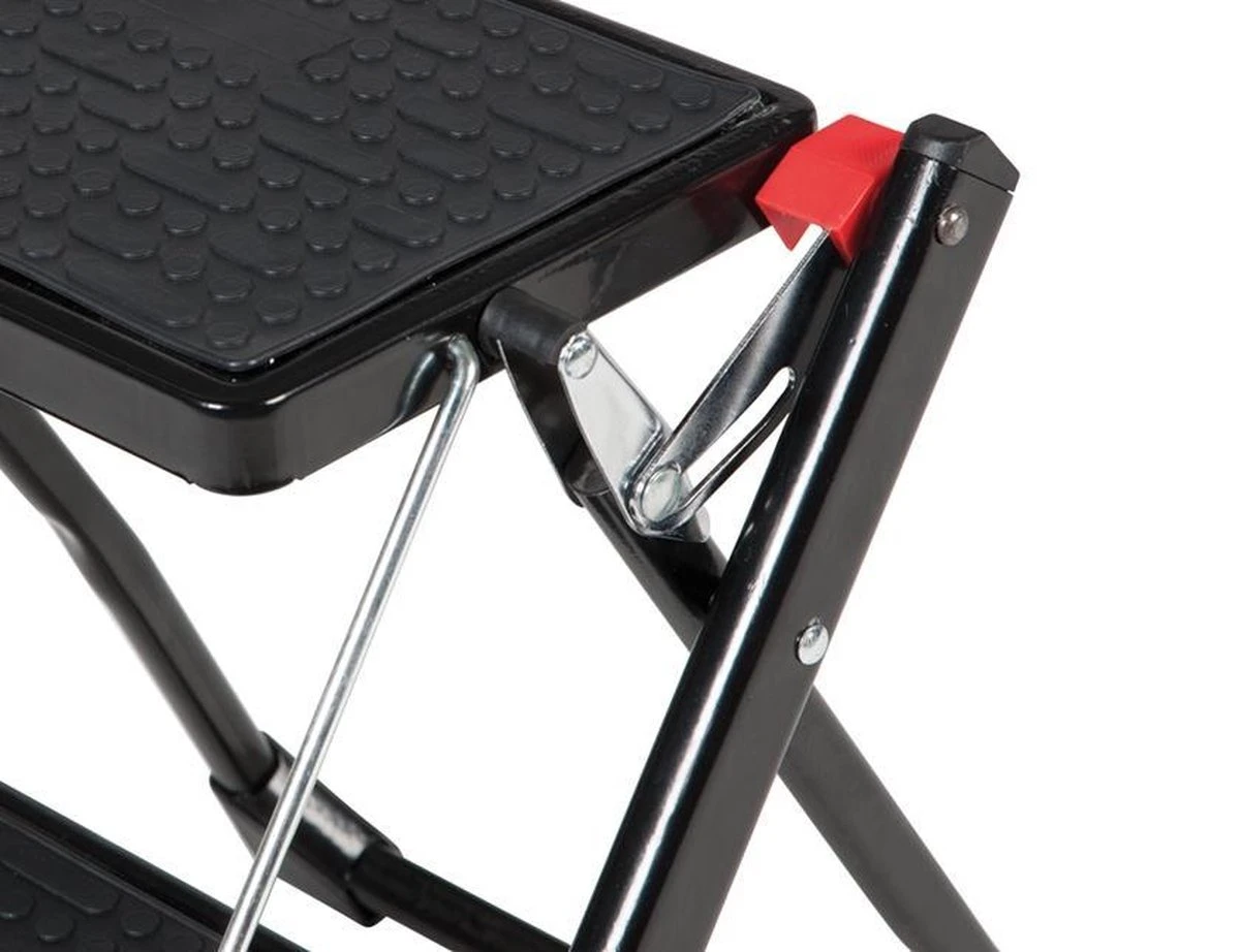 Huishoudtrap Opstapje Handy Zwart 2 Treden 4 Huishoudtrap Opstapje Handy Zwart 2 Treden - Afbeelding 2