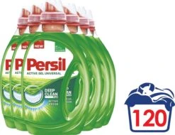 Persil® Persil Active Gel Universal - Vloeibaar Wasmiddel - Voordeelverpakking - 6 X 20 Wasbeurten -Schoonmaakartikelen Winkel 1200x923