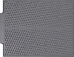 Navaris Siliconen Droogmat Met Afvoer - Aanrecht Droogmat Voor Afwas, Borden, Bestek, Glazen - Grijs -Schoonmaakartikelen Winkel 1200x928