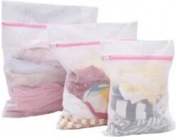 Merkloos Orange85 Waszakken 4 Stuks - 4 Maten - Lingerie - Bh - Schoenen - Schoenen -Schoonmaakartikelen Winkel 1200x935