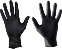 Merkloos Handschoenen Wegwerp Nitril - Latex Vrij - Ongepoederd - Zwart - Maat M - 100 Stuks -Schoonmaakartikelen Winkel 1200x949 3