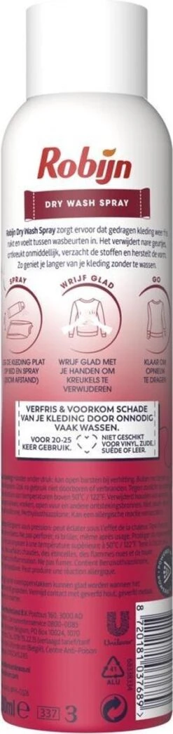 Robijn Pink Sensation Dry Wash Spray 200 Ml 11 Robijn Pink Sensation Dry Wash Spray 200 Ml -Schoonmaakartikelen Winkel 284x1200 2