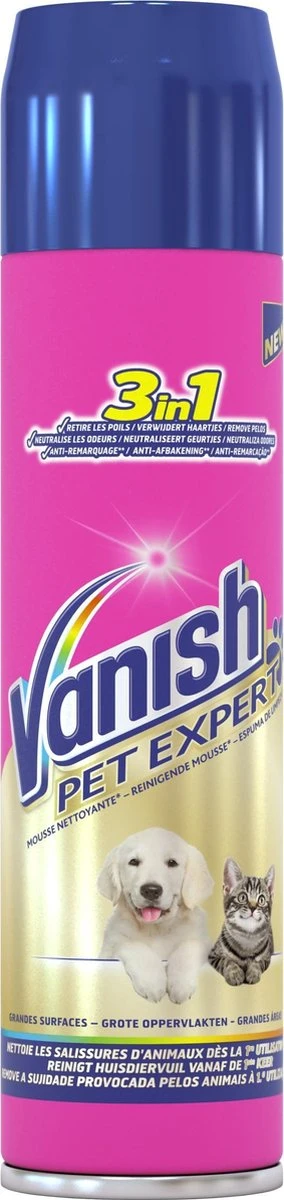 Vanish Pet Expert Schuim 600ml 3 Vanish Pet Expert Schuim 600ml