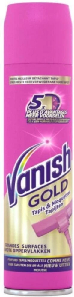 Vanish Gold Mousse Voor Tapijt Vlekkenverwijderaar - 600 Ml 10 Vanish Gold Mousse Voor Tapijt Vlekkenverwijderaar - 600 Ml -Schoonmaakartikelen Winkel 302x1200