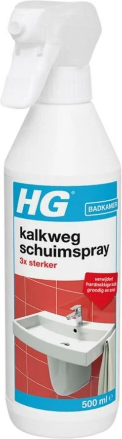 HG Kalkweg Schuimspray 3x Sterker - 500ml - Verwijdert Extreme Kalkresten - 100% Opgelost, 100% Resultaat -Schoonmaakartikelen Winkel 333x1200 2