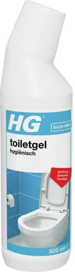 HG Toiletgel Hygiënisch - 500 Ml - Glanzend Resultaat - Krachtige Reiniger En Ontkalker -Schoonmaakartikelen Winkel 334x1200 2