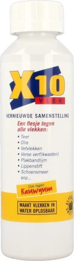 X10 Vlekken - 250 Ml - Vlekverwijderaar -Schoonmaakartikelen Winkel 343x1200