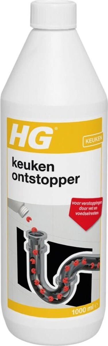 HG Keukenontstopper - 1L - De NR1 Ontstopper - Biologisch Afbreekbaar 2 HG Keukenontstopper - 1L - De NR1 Ontstopper - Biologisch Afbreekbaar