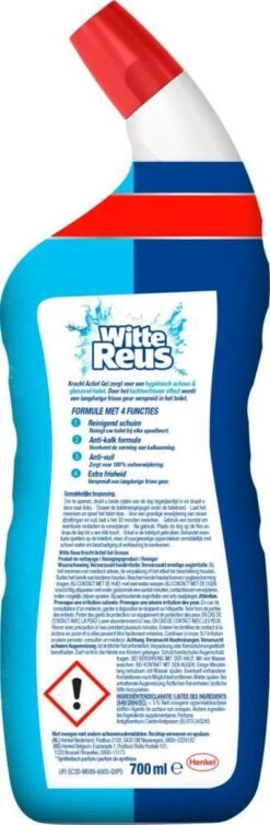 Witte Reus Toiletreiniger - Kracht Actief Gel Oceaan - Voordeelverpakking 10 X 700ml 17 Witte Reus Toiletreiniger - Kracht Actief Gel Oceaan - Voordeelverpakking 10 X 700ml -Schoonmaakartikelen Winkel 393x1200 4