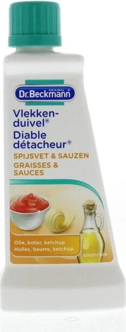Dr. Beckmann Vlekkenduivel Spijsvet & Sauzen 50 Ml -Schoonmaakartikelen Winkel 456x1200 1