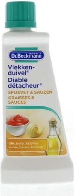 Dr. Beckmann Vlekkenduivel Spijsvet & Sauzen 50 Ml -Schoonmaakartikelen Winkel 458x1200