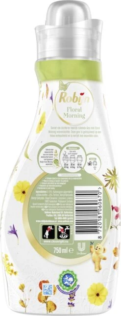 Robijn Floral Morning Wasverzachter - 8 X 30 Wasbeurten - Voordeelverpakking -Schoonmaakartikelen Winkel 460x1200
