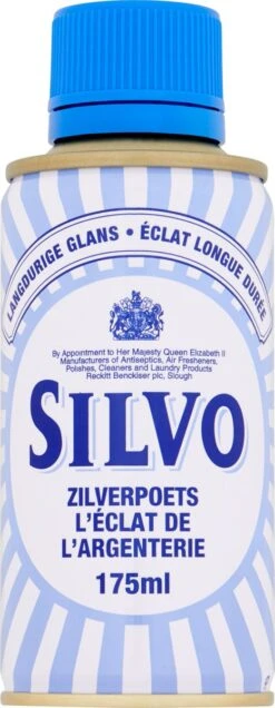 Silvo Zilverpoets - Poetsmiddel -Zilverglans - 2x 175 ML - Voordeelverpakking -Schoonmaakartikelen Winkel 466x1200 2