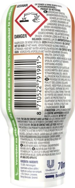 Cif CleanBoost Power & Shine Keuken Ecorefill Capsules - 10 X 70 Ml - Voordeelverpakking -Schoonmaakartikelen Winkel 478x1200 8