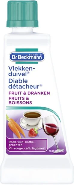 Dr. Beckmann Vlekkenduivel Fruit & Dranken 50 Ml -Schoonmaakartikelen Winkel 483x1200