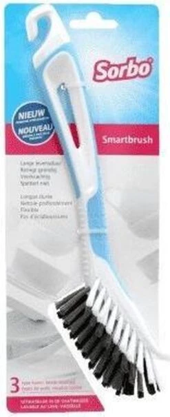 Set Van 2 Sorbo Smartbrush Afwasborstels Blauw/wit - Afwassen Afwasborstel - Huishoudelijke Keukenaccessoires -Schoonmaakartikelen Winkel 490x1200