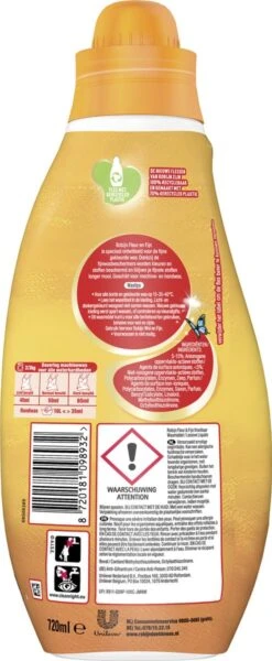Robijn Specials Fleur & Fijn Vloeibaar Wasmiddel - 6 X 18 Wasbeurten - Voordeelverpakking -Schoonmaakartikelen Winkel 494x1200 5