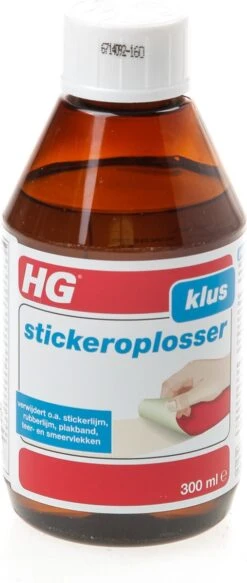 HG Stickerverwijderaar - 300ml - Eenvoudig In Gebruik - 100% Lijmrestenverwijdering 14 HG Stickerverwijderaar - 300ml - Eenvoudig In Gebruik - 100% Lijmrestenverwijdering -Schoonmaakartikelen Winkel 508x1200