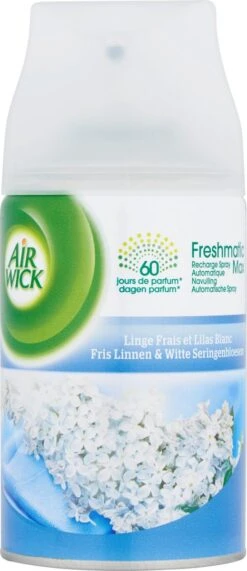 AIRWICK Freshmatic Automatische Spray Refill Frisse Linnen & Witte Bloemen Krimp - (3x250ml) -Schoonmaakartikelen Winkel 519x1200 3