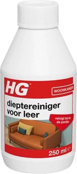 HG Dieptereiniger Voor Leer - 250 Ml - Reinigt Tot In De Poriën