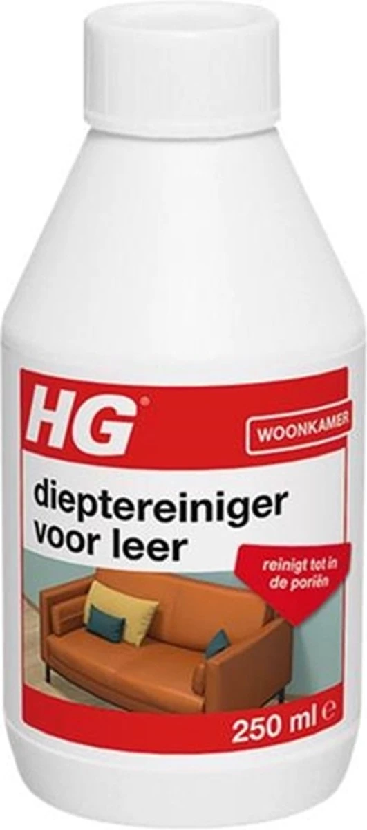 HG Dieptereiniger Voor Leer - 250 Ml - Reinigt Tot In De Poriën 3 HG Dieptereiniger Voor Leer - 250 Ml - Reinigt Tot In De Poriën