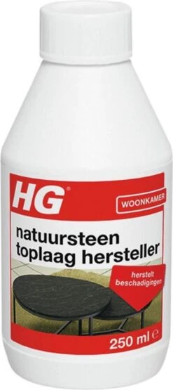HG Natuursteen Toplaag Hersteller - 250 Ml - Herstelt Beschadigingen - Voor Marmer En Alle Andere Kalkhoudende Natuursteensoort -Schoonmaakartikelen Winkel 534x1200 1