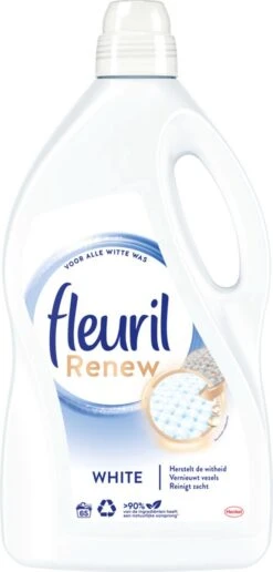 Fleuril Renew Wit - Vloeibaar Wasmiddel - Voordeelverpakking - 65 Wasbeurten -Schoonmaakartikelen Winkel 574x1200