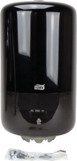 Tork Mini Centerfeed Poetspapier Dispenser Kunststof Zwart M1 -Schoonmaakartikelen Winkel 574x1200 3