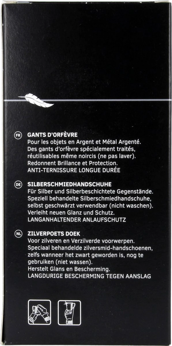 Hagerty Silver Gloves - Geïmpregneerde Handschoenen Voor Het Reinigen Van Zilver En Verzilverde Items 8 Hagerty Silver Gloves - Geïmpregneerde Handschoenen Voor Het Reinigen Van Zilver En Verzilverde Items - Afbeelding 6