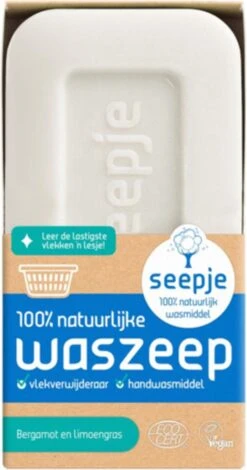 Seepje - Vast Wasmiddel - Waszeep/Vlekverwijderaar - Bergamot En Limoengras -Schoonmaakartikelen Winkel 630x1200