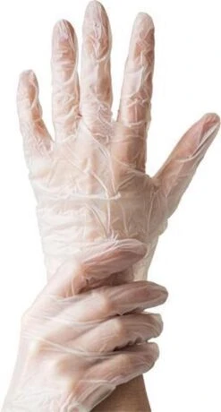 Merkloos Wegwerp Handschoenen - Vinyl Handschoenen - Poedervrij - Wit - Maat M - 100 Stuks -Schoonmaakartikelen Winkel 645x1200 1