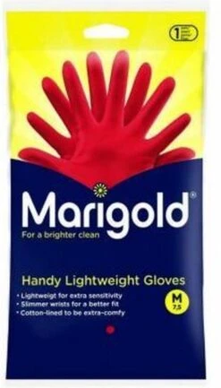 Marigold Medium - Huishandschoenen - Rood - Lichtgewicht - Met Katoenen Voering 9 Marigold Medium - Huishandschoenen - Rood - Lichtgewicht - Met Katoenen Voering -Schoonmaakartikelen Winkel 685x1200 2