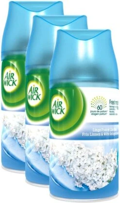 AIRWICK Freshmatic Automatische Spray Refill Frisse Linnen & Witte Bloemen Krimp - (3x250ml) -Schoonmaakartikelen Winkel 712x1200 1