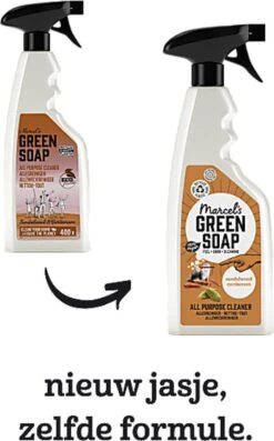Marcel's Green Soap Allesreiniger Spray - Sandelhout & Kardemom - 500ML -Schoonmaakartikelen Winkel 747x1200