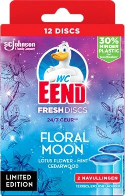 WC-Eend Fresh Discs Floral Moon + Navulling 12 Discs -Schoonmaakartikelen Winkel 767x1200 2