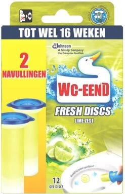 WC Eend Fresh Discs Navul Duo Lime 72 Ml -Schoonmaakartikelen Winkel 773x1200 3