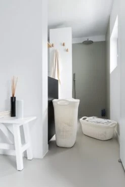 Curver Knit Wasmand Met Deksel 57L + Wasmand 40L - Gebroken Wit -Schoonmaakartikelen Winkel 801x1200 4