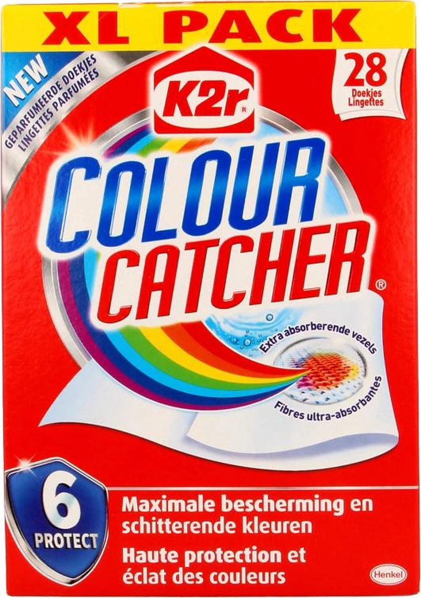 K2r Colour Catcher - Anti Kleurdoorloopdoekjes - Kleurbeschermer - 28 Stuks 9 K2r Colour Catcher - Anti Kleurdoorloopdoekjes - Kleurbeschermer - 28 Stuks - Afbeelding 7