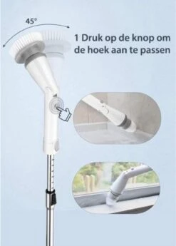 Elektrische Scrubber - Veelzijdige Schrobborstel - Elektrische Schoonmaakborstel - Binnen En Buiten Schoonmaken 11 Elektrische Scrubber - Veelzijdige Schrobborstel - Elektrische Schoonmaakborstel - Binnen En Buiten Schoonmaken -Schoonmaakartikelen Winkel 859x1200 2