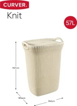 Curver Knit Wasmand Met Deksel 57L + Wasmand 40L - Gebroken Wit -Schoonmaakartikelen Winkel 870x1200 2