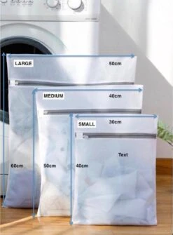 Merkloos Laundry Bag | Waszak | Set Van 4 Waszakken Met Rits | Transparant | Wasnet | Waszakjes | Vakantie Als Kledingsorteerder | Groot Formaat | Laken/schoenen/bh/ondergoed/kleding -Schoonmaakartikelen Winkel 886x1200 1