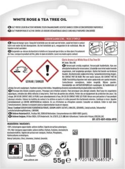 Glorix Aroma Lux Toiletblokken White Rose & Tea Tree Oil - 9 X 55g - Voordeelverpakking -Schoonmaakartikelen Winkel 888x1200 1