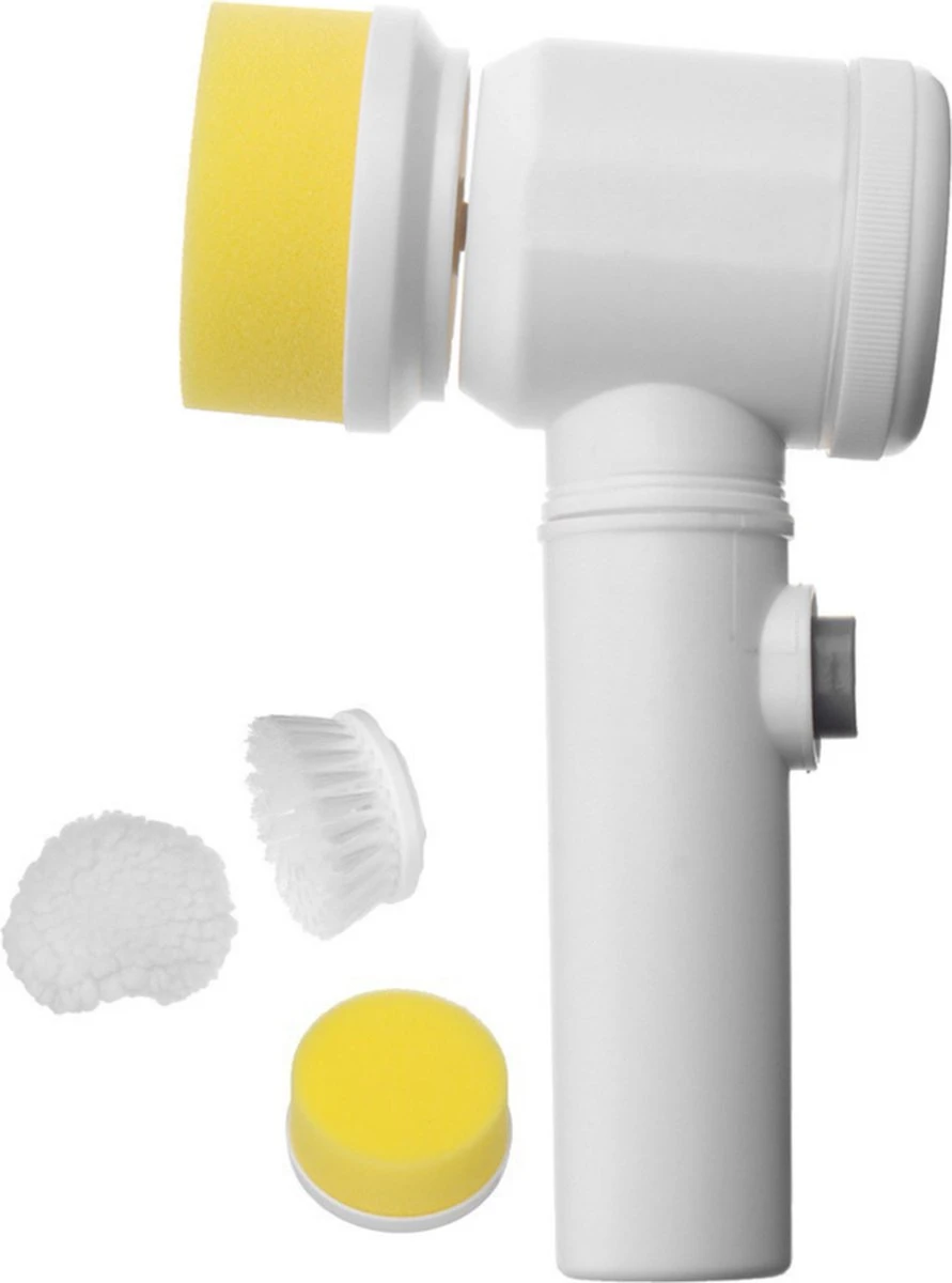 V&P Magic Brush - Elektrische Multifunctionele Schoonmaakborstel - 3 Opzetstukken - Wasborstel - Poetsmachine - Schrobborstel - Handborstel - Werkborstel - Schrobber - Boorborstel - Schoonmaakmiddelen - Reinigingsborstel 4 V&P Magic Brush - Elektrische Multifunctionele Schoonmaakborstel - 3 Opzetstukken - Wasborstel - Poetsmachine - Schrobborstel - Handborstel - Werkborstel - Schrobber - Boorborstel - Schoonmaakmiddelen - Reinigingsborstel - Afbeelding 2